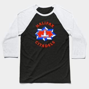 Defunct Halifax Citadels AHL Hockey 1988 Baseball T-Shirt